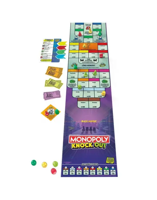 Omarı Monopoly Knockout Oyuncak Futbol Masası