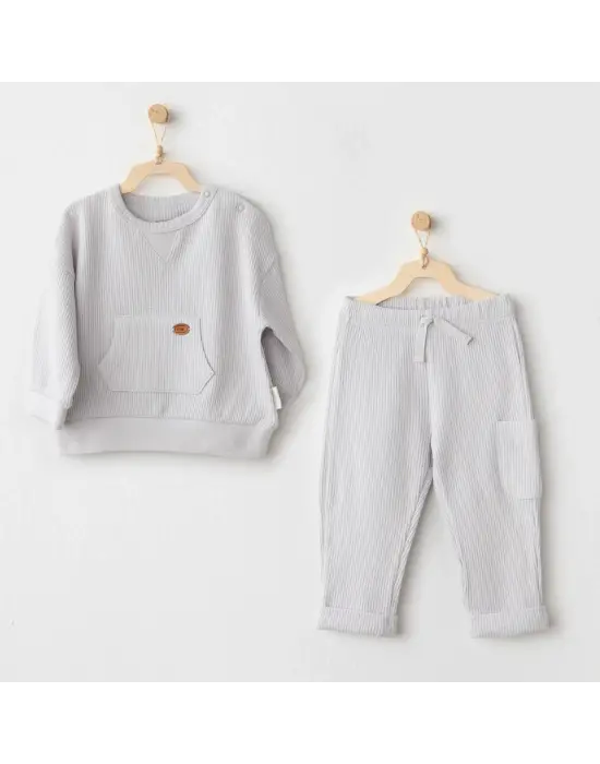 Mummy S Snuggle Saurus 2li Takım Grey