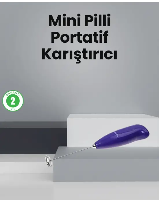 Mutfak İçin Mini El Mikseri – Kahve, Süt, Krema Ve Sos Karıştırıcı