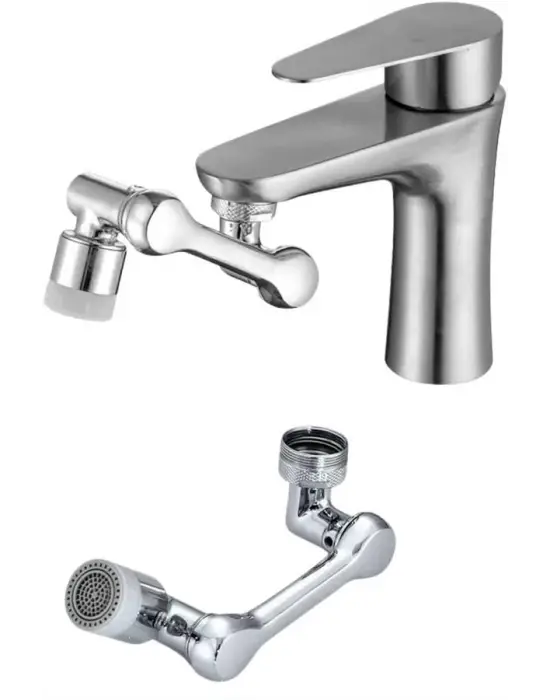 Mutfak Musluk Başlığı 1080 Derece Dönebilir Oynar Başlıklı Musluk Atı