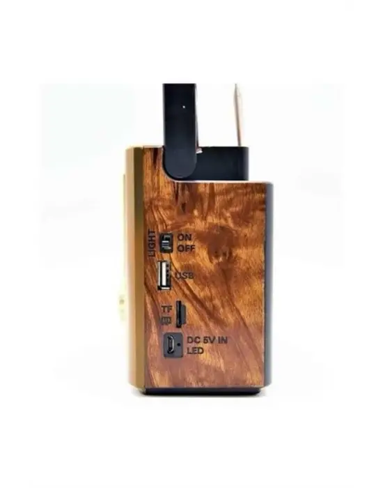 Müzik Kutusu Bluetooth Bağlantılı El Fenerli Nostaljik Tasarım Radyo