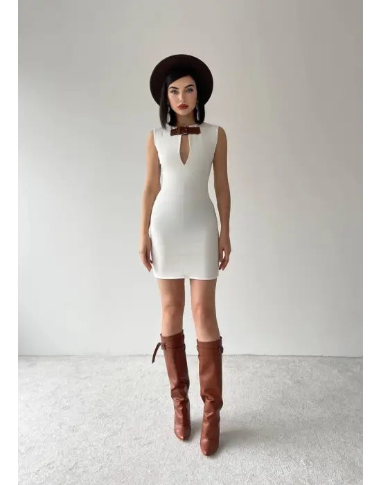 Nadia Kemerli Mini Elbise