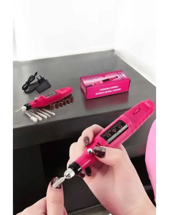 Nasır Temizleyici Manikür Pedikür Seti Elektrikli Usb Girişli