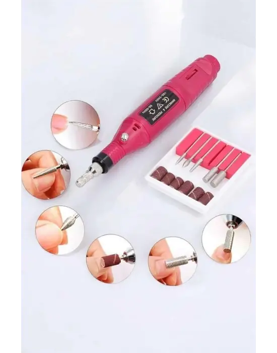 Nasır Temizleyici Manikür Pedikür Seti Elektrikli Usb Girişli