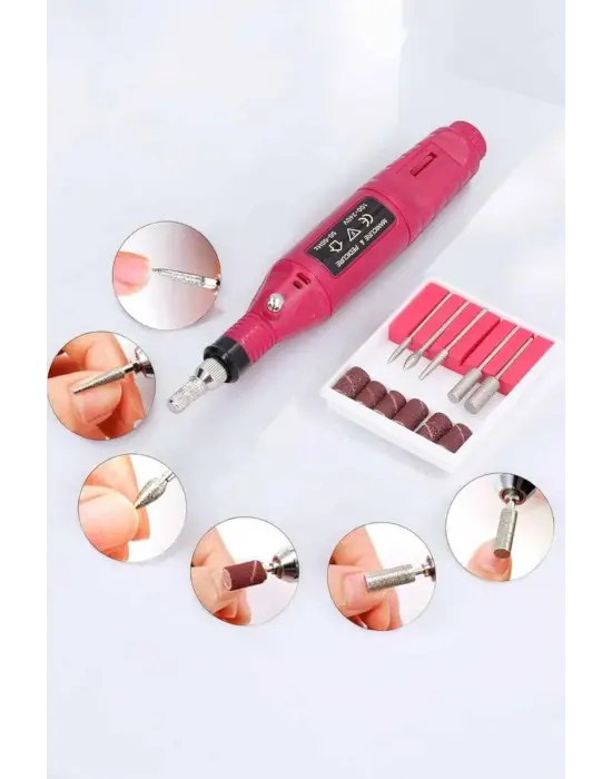 Nasır Temizleyici Manikür Pedikür Seti Elektrikli Usb Girişli