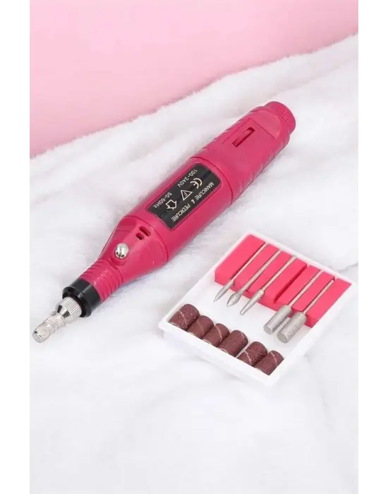 Nasır Temizleyici Manikür Pedikür Seti Elektrikli Usb Girişli