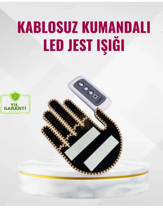 Naylon Bantlı Kolay Montajlı Araç Jest Işığı