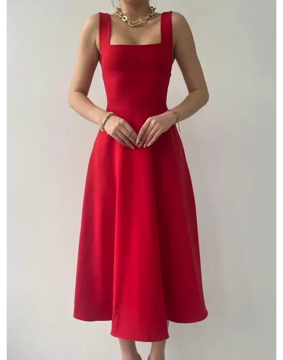 Neapolitan Askılı Elbise