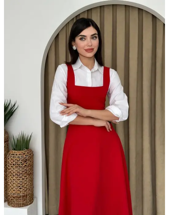 Neapolitan Askılı Elbise