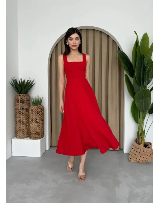 Neapolitan Askılı Elbise