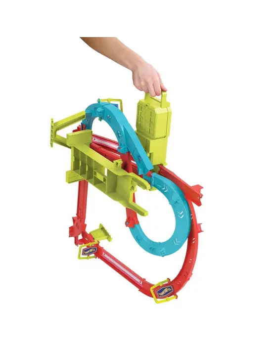 Omarı Neon Yarışlar Çoklu Yarış Heyecanı Pist Seti