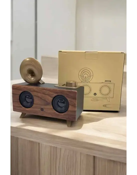 Nostaljik Görünümlü Bluetooth Bağlantılı Speaker