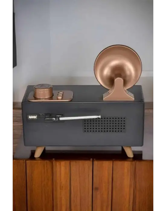 Nostaljik Görünümlü Bluetooth Bağlantılı Speaker