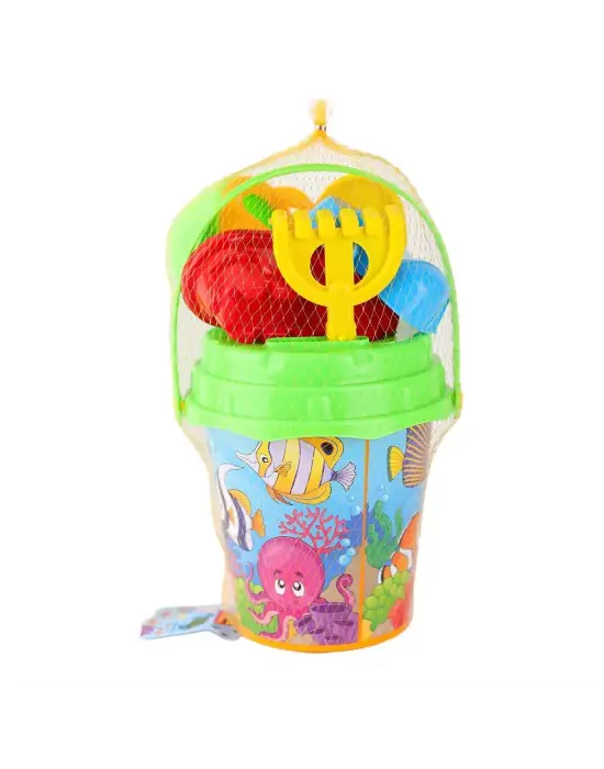 Omarı Orijinal Tasarımlı Figürlü Kova Seti