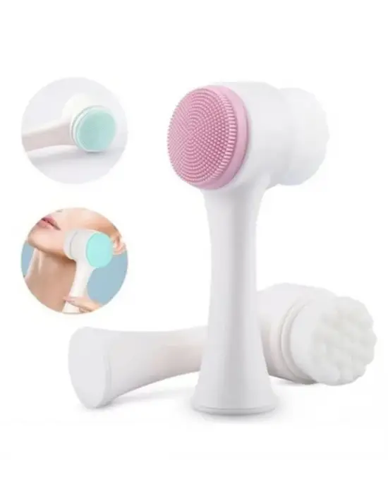 Ocean Çift Taraflı Cilt Ve Yüz Temizleme Fırçası