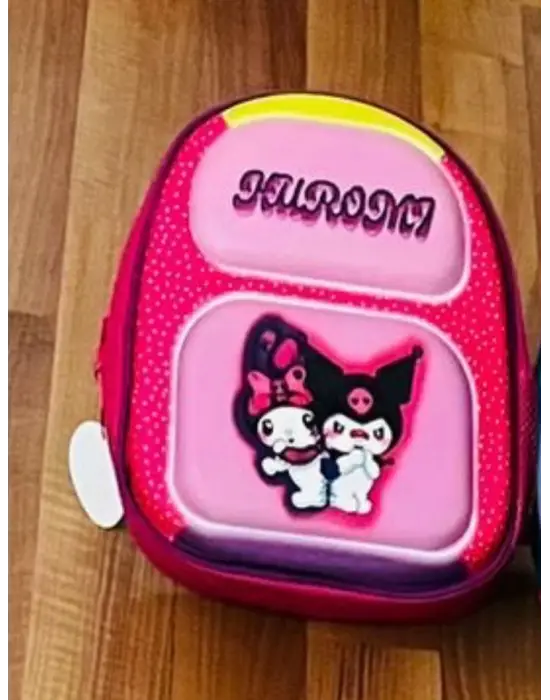 Omarı Çok Renkli Kız Okul Çantası