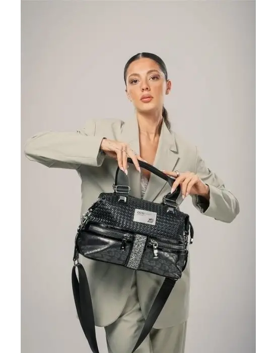 Olwa Siyah Cilt Kol Ve Omuz Çantası