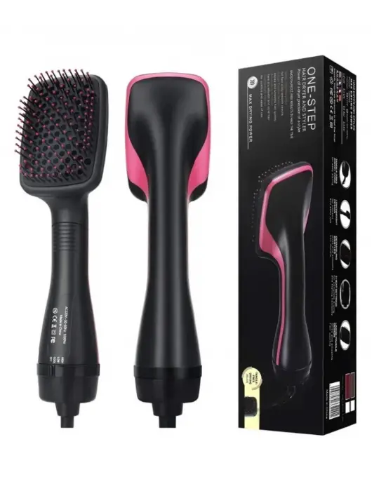 Omarı 2 İn 1 Elektrikli Saç Düzleştirici Fön Tarağı