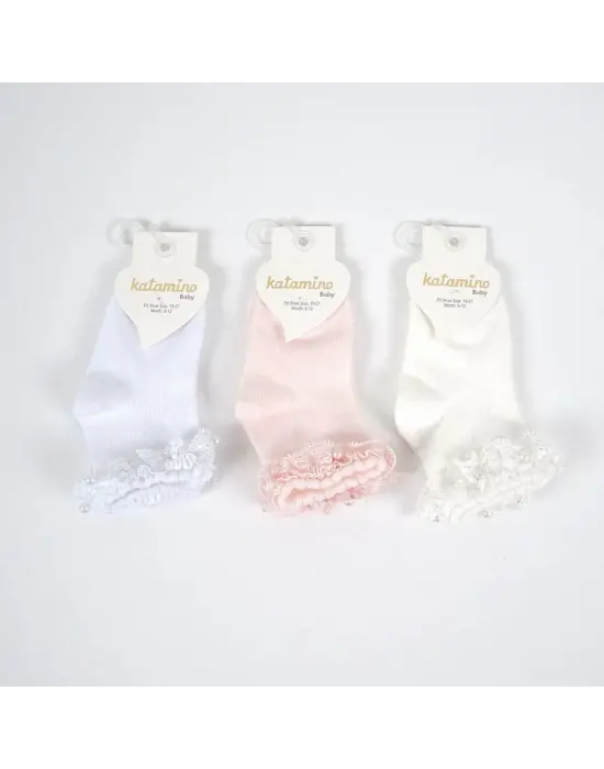 Omarı Antibakteriyel Bebek Soket Çorap Seti