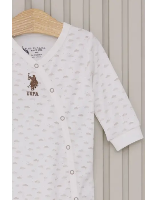 Omarı Bebekler İçin Trend Renkli Patikli Tulum