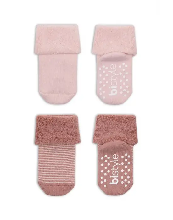 Omarı Çember Desenli Kaymaz Soket Çorap Seti