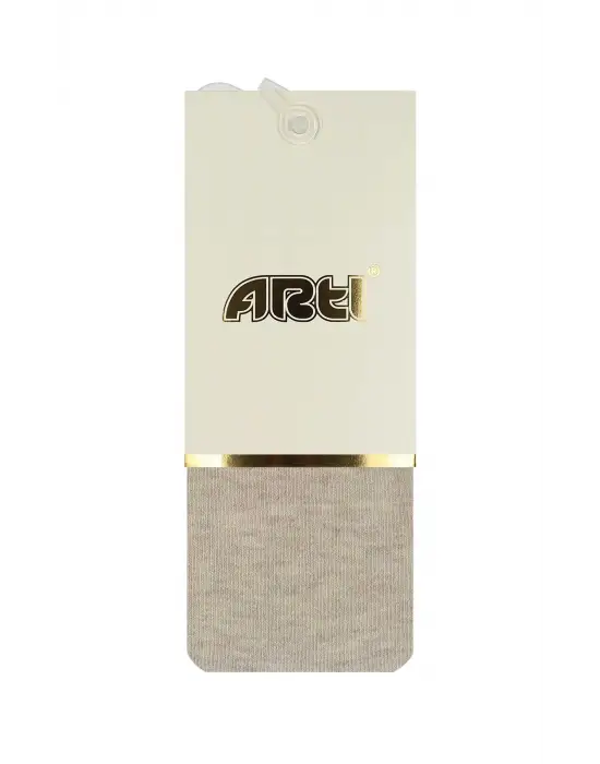 Omarı Çorap Modası: Bej Düz Külotlu Çorap