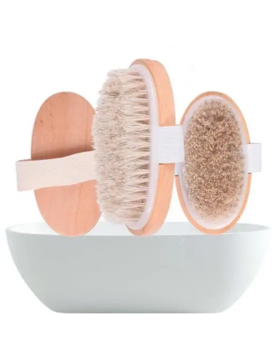 Omarı Döner Demirli Selülit Fırçası Seti - Saç Şekillendirme