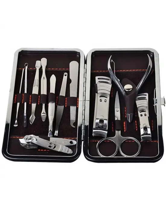 Omarı Etkileyici Profesyonel Manikür Pedikür Seti (12 Parça)