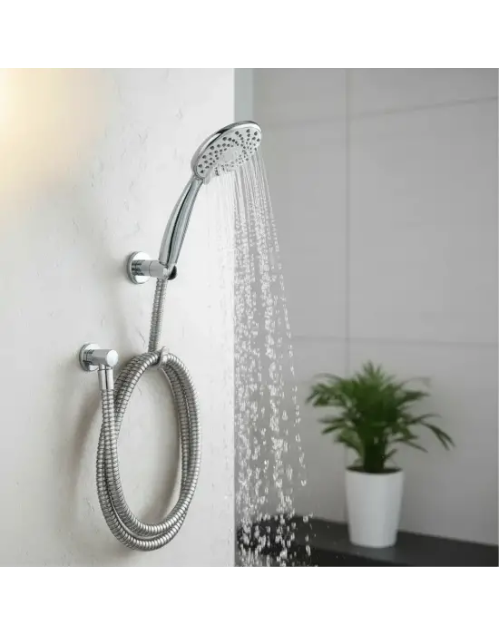 Omarı Etkili Yağmur Damlama Efektiyle Şık Banyo Duş Başlığı