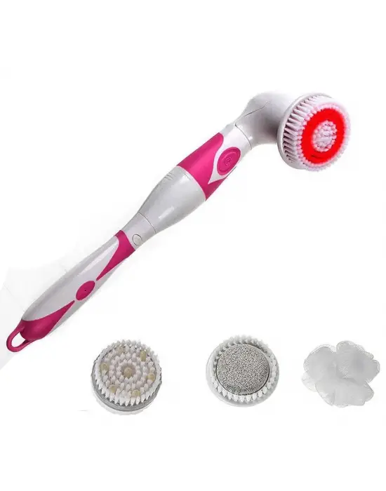 Omarı Hassas Ciltler İçin Vücut Masajı ve Temizlik Duş Fırçası Seti