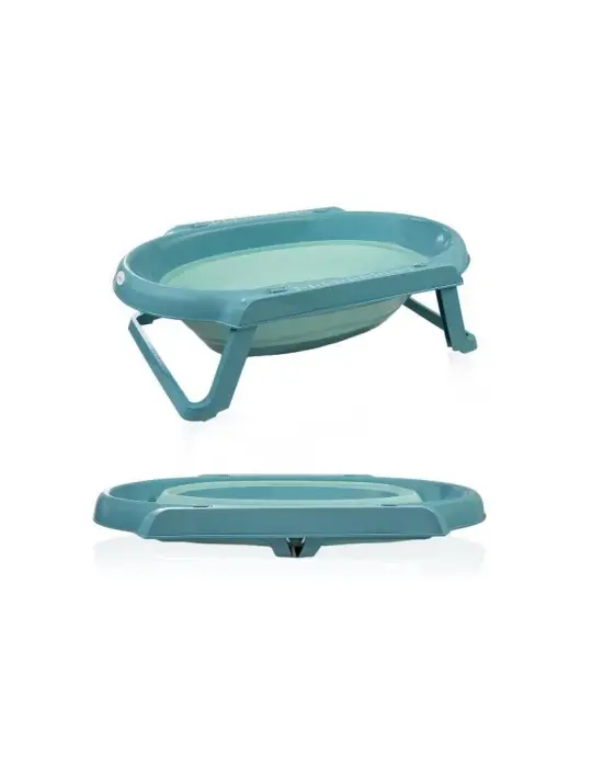 Omarı Katlanabilir 5li Turkuaz Banyo Küvet Seti