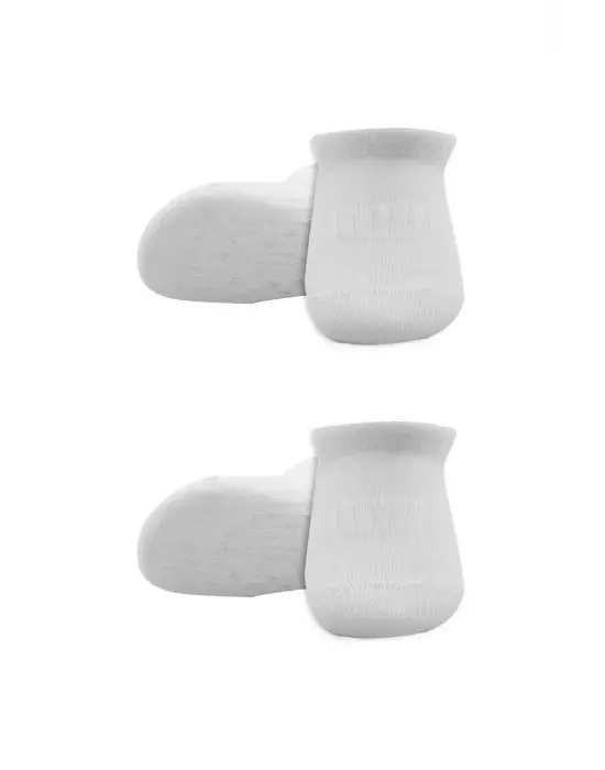 Omarı Kaymaz Basic Penye Çorap 2li Paket - Beyaz