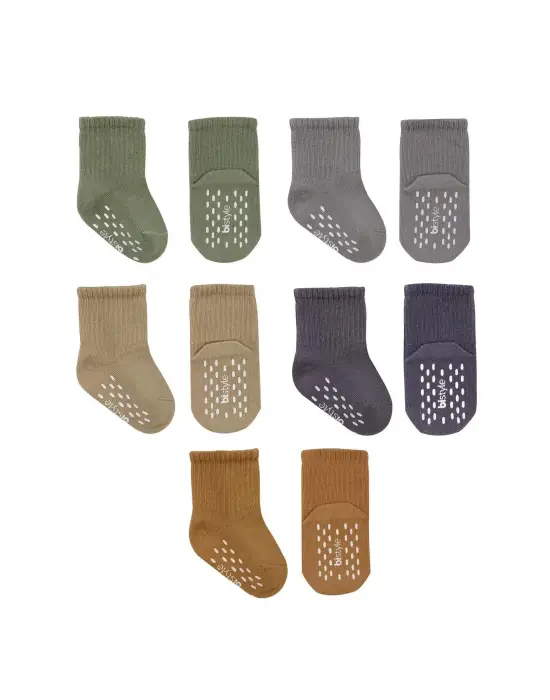 Omarı Kaymaz Düz Soket Çorap Seti