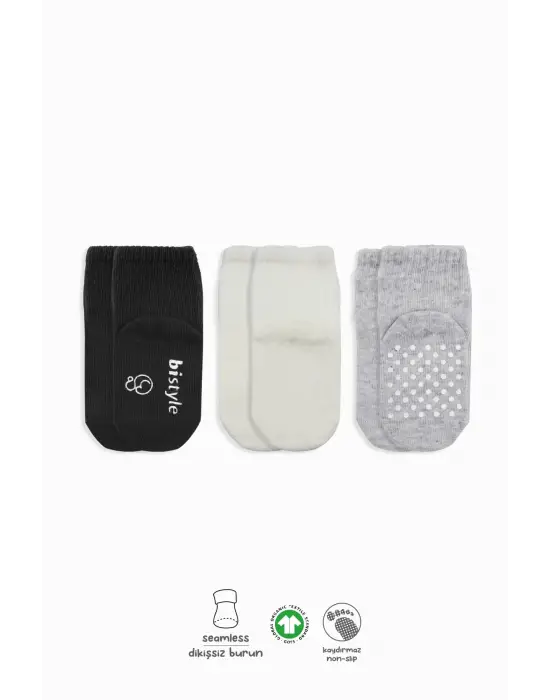 Omarı Kaymaz Penye Soket Çorap Seti