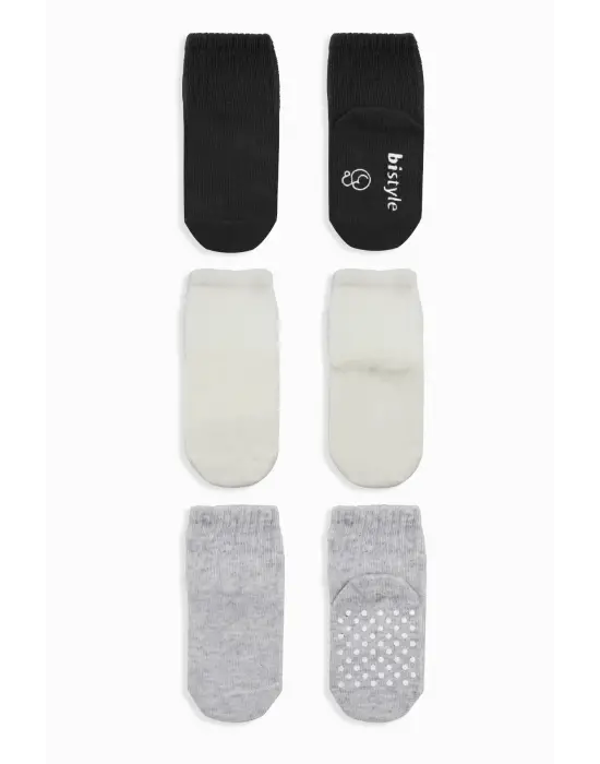 Omarı Kaymaz Penye Soket Çorap Seti