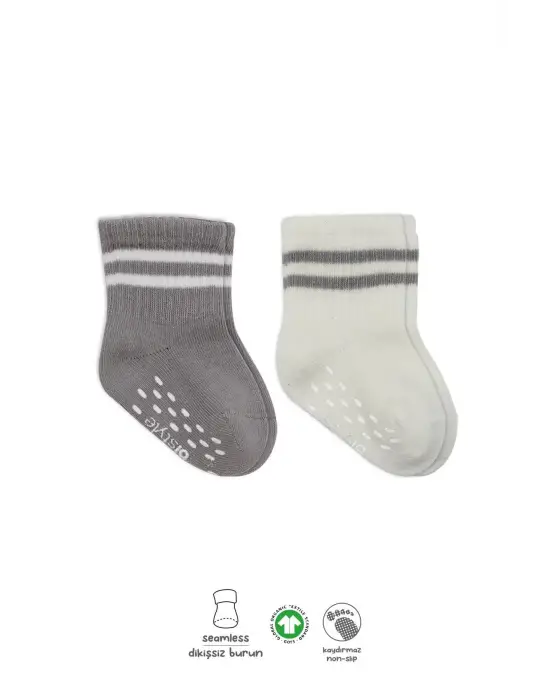 Omarı Kaymaz Tabanlı Çemberli Çorap Seti