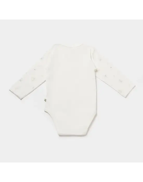 Omarı Mint Renkli Uzun Kol Bebek Body