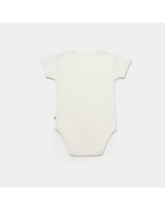 Omarı Pembe Jungle Temalı Bebek Body