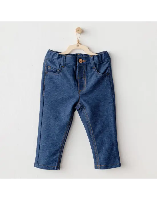 Omarı Rahat ve Şık Bebek Pantolonu - İndigo