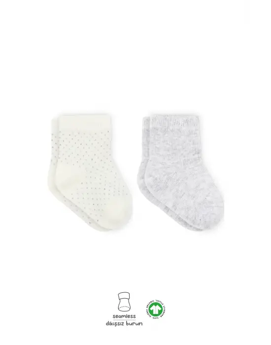 Omarı Rahatlık ve Şıklığı Buluşturan 2li Penye Soket Çorap Seti