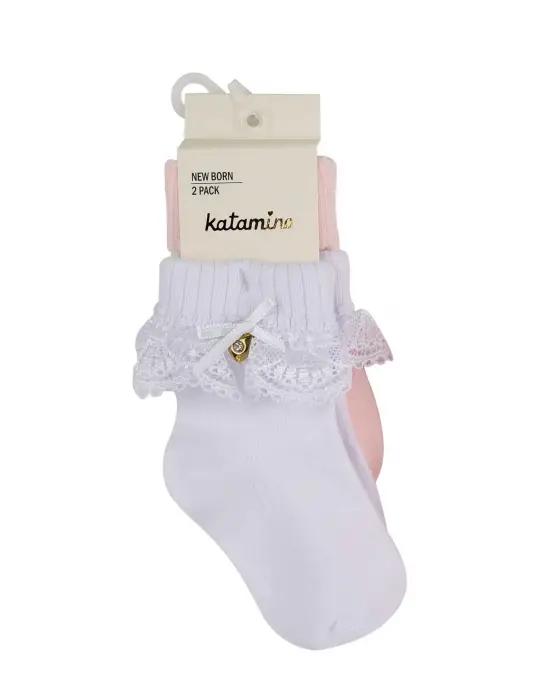 Omarı Sevimli Bebekler İçin Renkli 2li Bebek Soket Seti