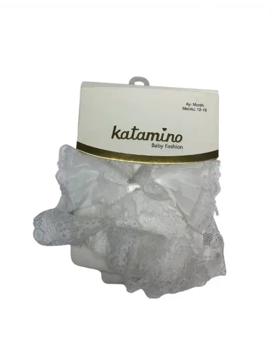 Omarı Sevimli Kız Bebek Külotlu Çorap Asorti K31070 Moda