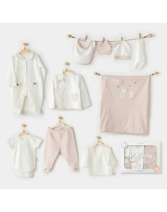 Omarı Şık Ekru Hastane Çıkışı Ballerina Seti