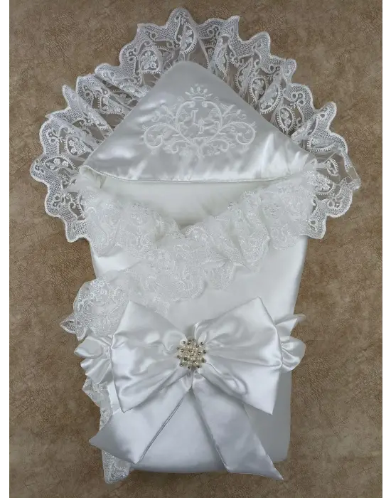 Omarı Yenidoğan Pırıltı Detaylı Lüks Bebek Battaniyesi