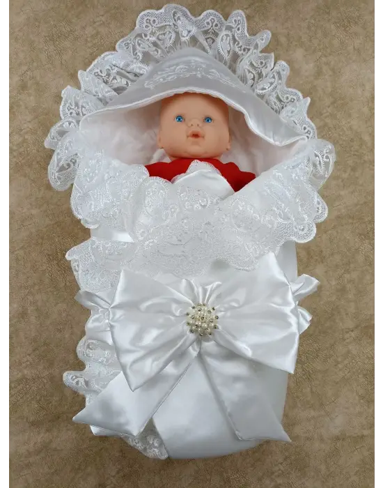 Omarı Yenidoğan Pırıltı Detaylı Lüks Bebek Battaniyesi