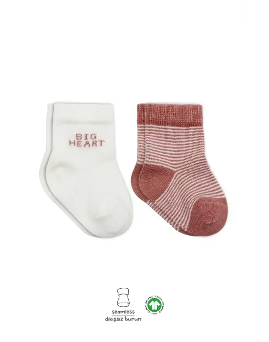 Omarı Yumuşak Dokulu Big Heart Soket Çorap Seti