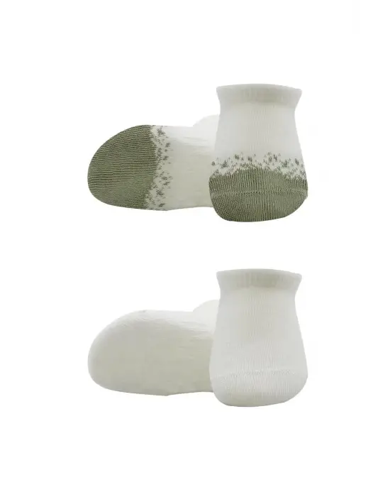 Omarı Yumuşak Pamuklu Sneakers Çorap Seti