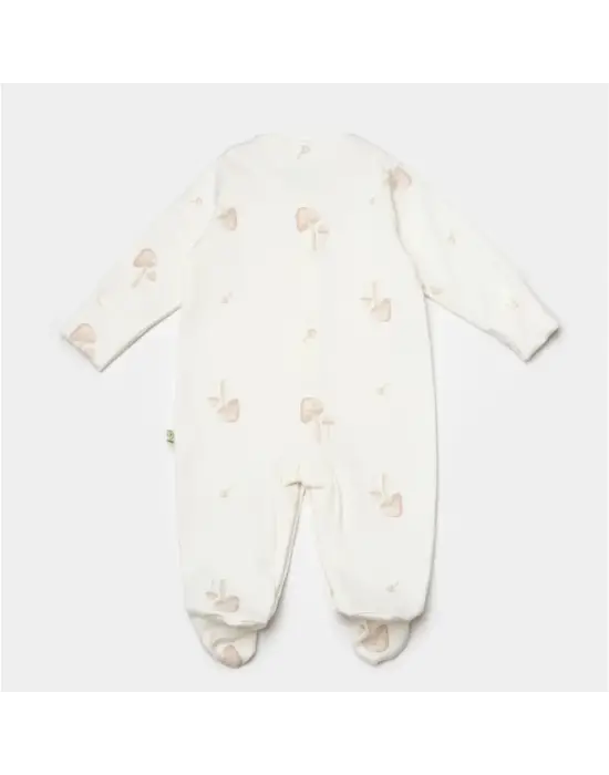 Omarı Yumuşak ve Şık Bebek Tulumu Light Beige