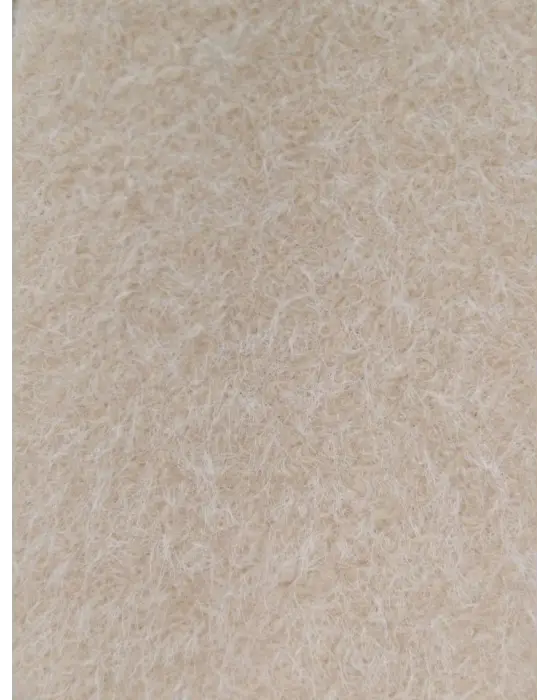 Önü Bağlamalı Kırçıllı Kaşe Ceket Bej