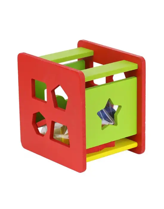 Omarı Ahşap Eğitici Bultak Küp Eğlenceli Oyun Aracı